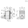 Elesa Mechanical position Indicators, DD50-FR-03.0-D-C3 DD50